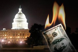 Управление по бюджетным делам конгресса США спрогнозировало негативную оценку доходов США в ближайшие 10 лет 