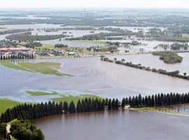 Канада,наводнение