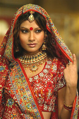 женщина, красавица, индианка, Индия