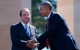 Обама и Олланд