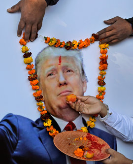 Дональд Трамп, инаугурация, протесты