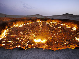 Врата ада, Казахстан