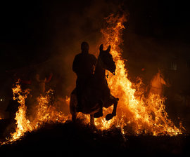 Испания, Сан-Энтони, фестиваль Костра