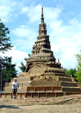 замок из песка