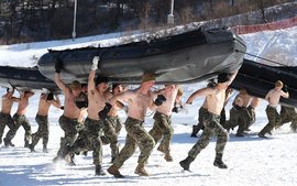 Спецназ, Южная Корея, военные учения