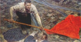 Гелий Коржев, Поднимающий знамя