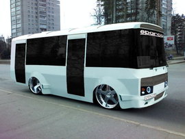 Тонированный автобус