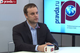 Лидер движения "Новороссия" Павел Губарев в прямом эфире видеостудии Pravda.Ru рассказал о ситуации на Донбассе