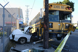 ДТП, школьный автобус