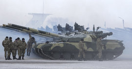 Солдаты, танки