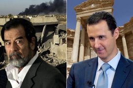 Саддам Хусейн, Башар Асад