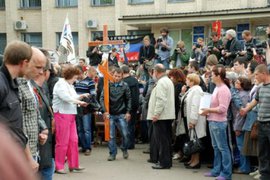 похороны, донецк, обстрел