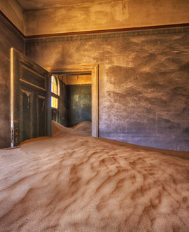 город-призрак, Намибия, Колманскоп, пески