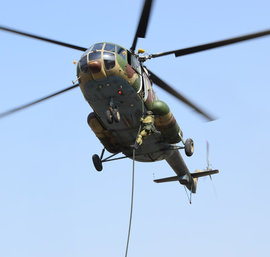 десант, учения "Дружба-2016", Ми-17