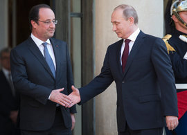 Путин и Олланд
