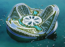 Винсент Каллебот, Vincent Callebaut, корабль-остров, Lilypad, Кувшинка