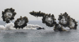 Военные учения возле Кореи